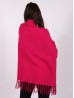 Cashmere Feeling Turtleneck Poncho W/ Comfy Sleeves